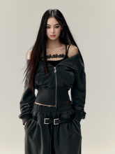 Two-Way Lapel Waist Jacket